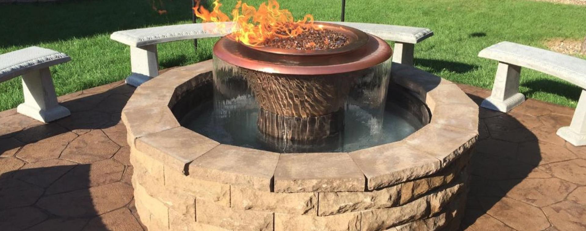 Fire and Water Features Olympia 360 Fire & Water Feature The Outdoor Plus Fire and Water Features Olympia 360 Fire & Water Feature The Outdoor Plus